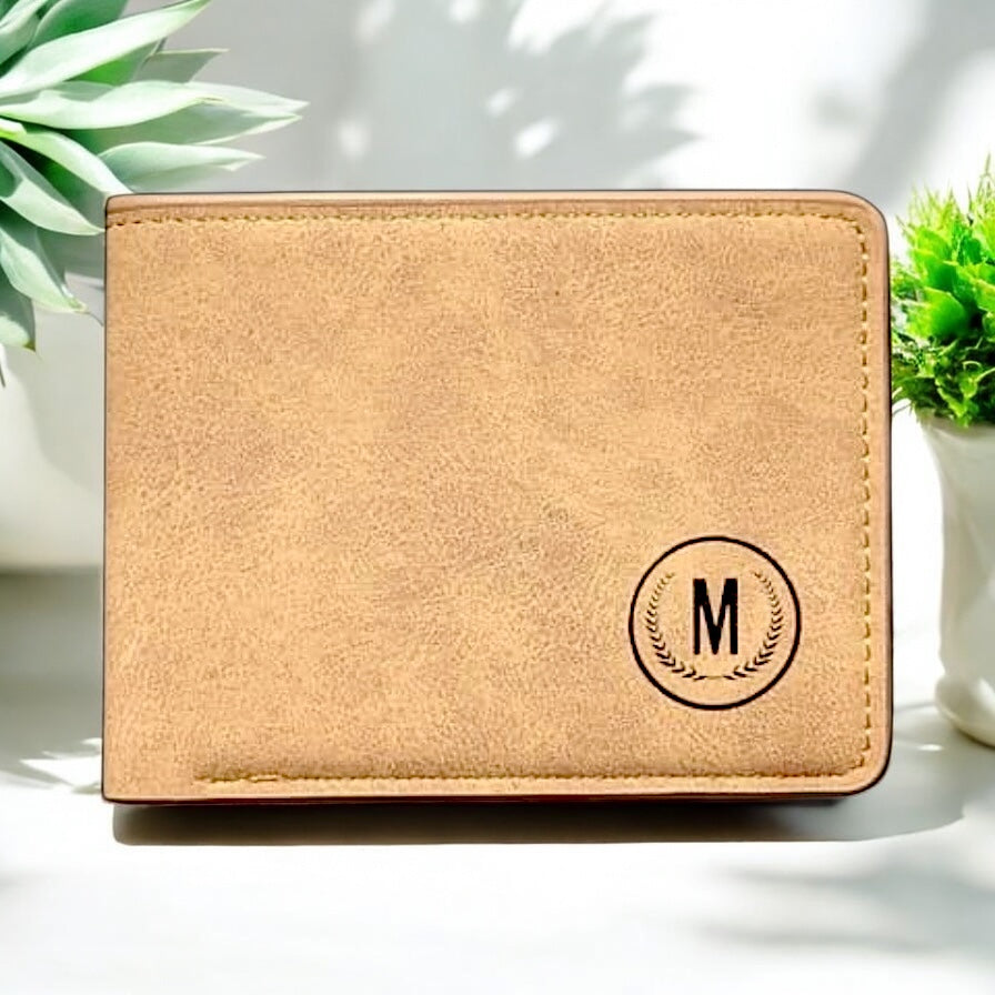 Horizontal “M” Brown Wallet