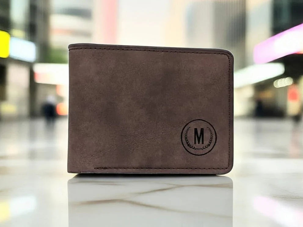 Horizontal “M” Dark Brown Wallet