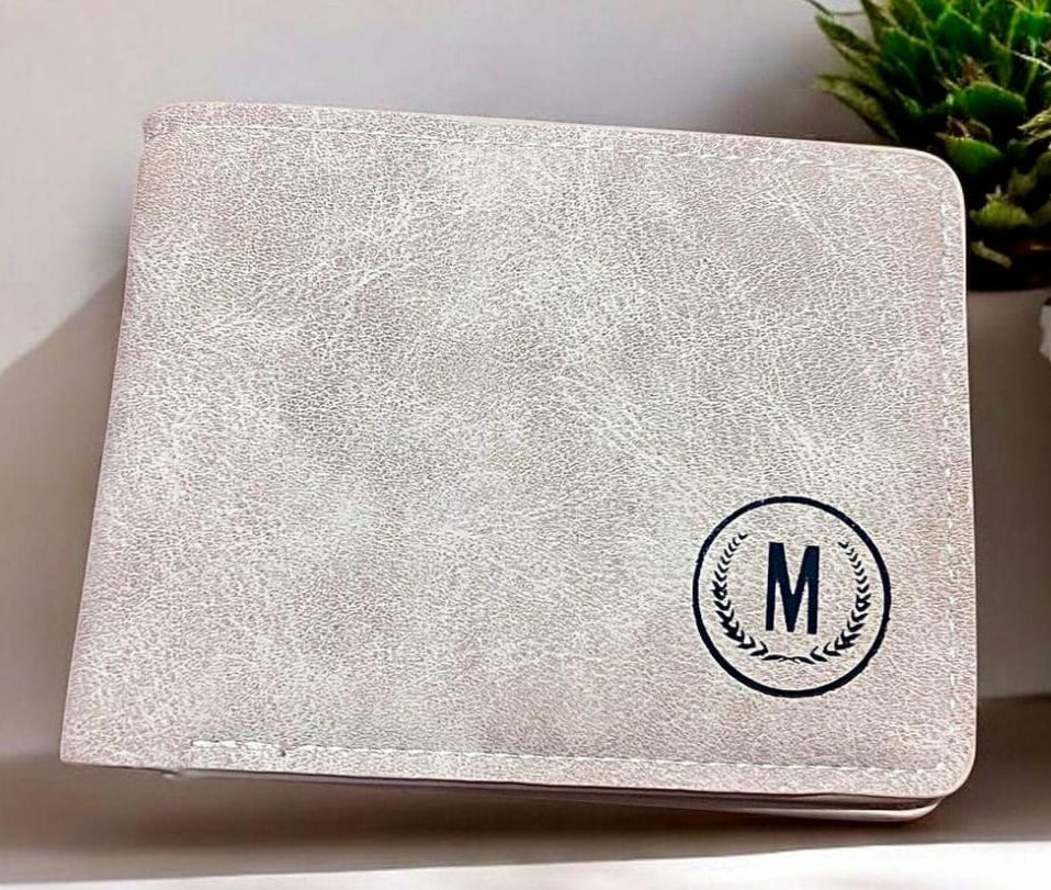 Horizontal“M” Grey Wallet